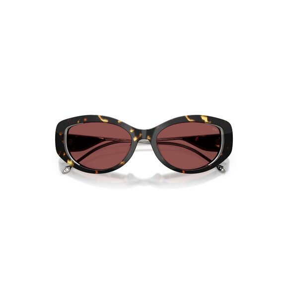 New DIESEL Havana Cat Eye DL2001MU 2017/75 Sunglasses Women - Picture 4 of 6